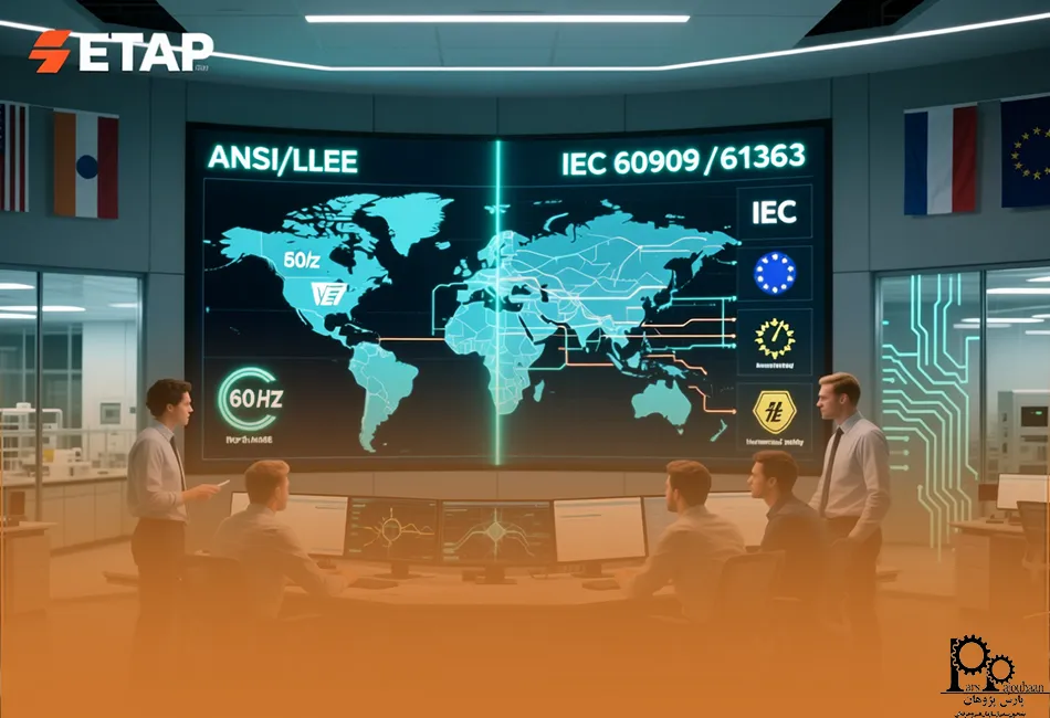 میزان استفاده از ETAP در کشورهای مختلف